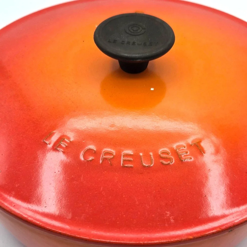 Le Creuset Signature Iron Handle Saucepan Flame Orange Cast Iron 2.25 Qt